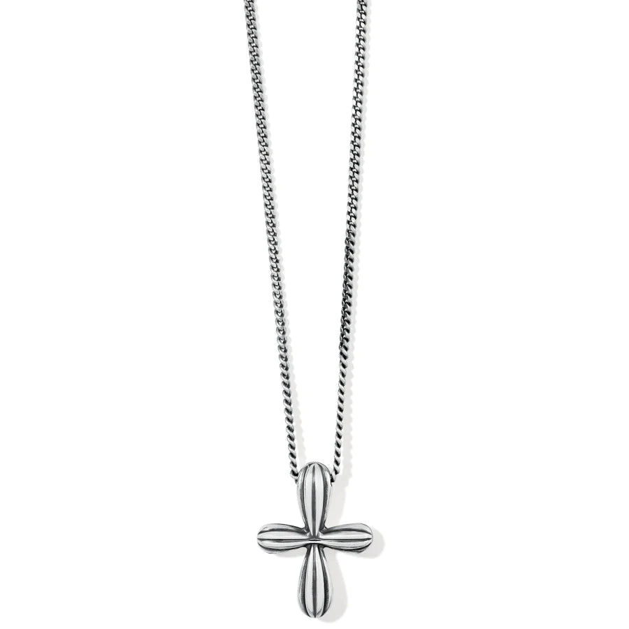 Amphora Petite Cross Necklace by Brighton-Lemons and Limes Boutique