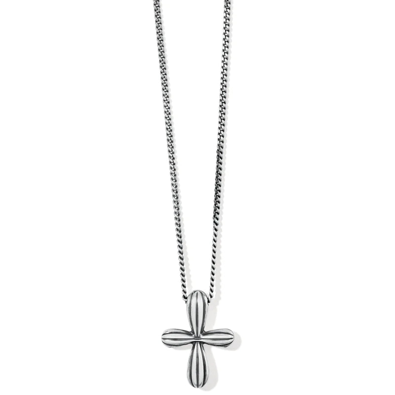 Amphora Petite Cross Necklace by Brighton-Lemons and Limes Boutique