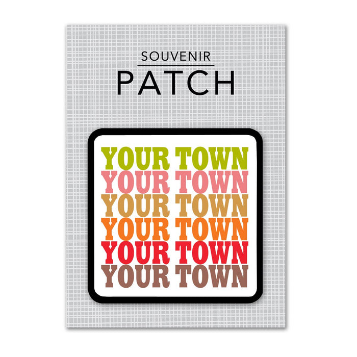 Personalized City Patch in Autumn Colors LOVELAND-Lemons and Limes Boutique