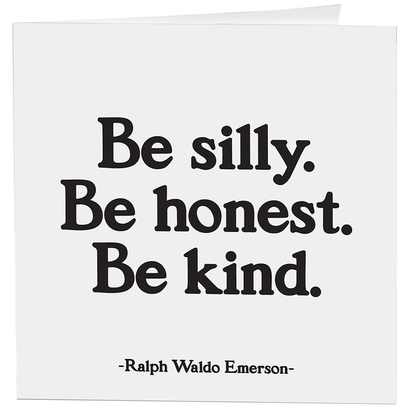 Be Silly. Be Honest Card--Lemons and Limes Boutique