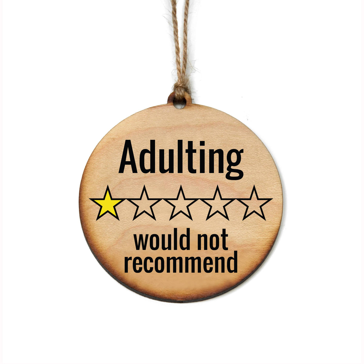 Adulting Would Not Recommend Christmas Ornaments - Holiday-Lemons and Limes Boutique