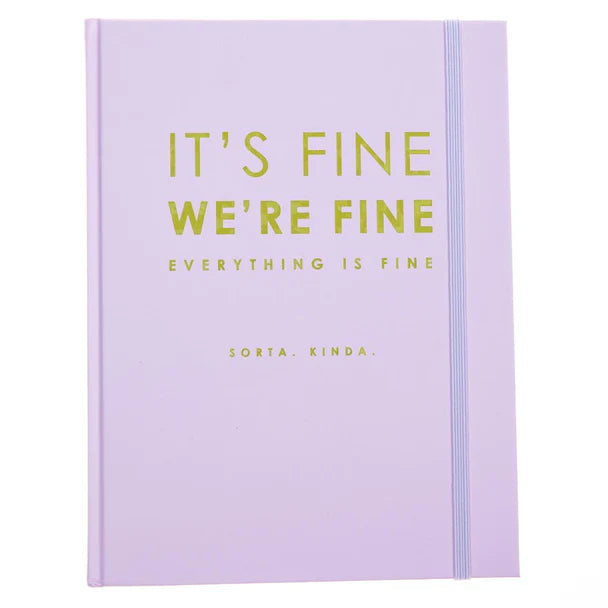 It's Fine Hardbound Journal--Lemons and Limes Boutique