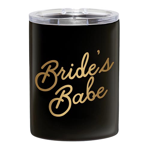 Stainless Steel Tumbler- Brides Babe-12 oz. Tumbler-Lemons and Limes Boutique