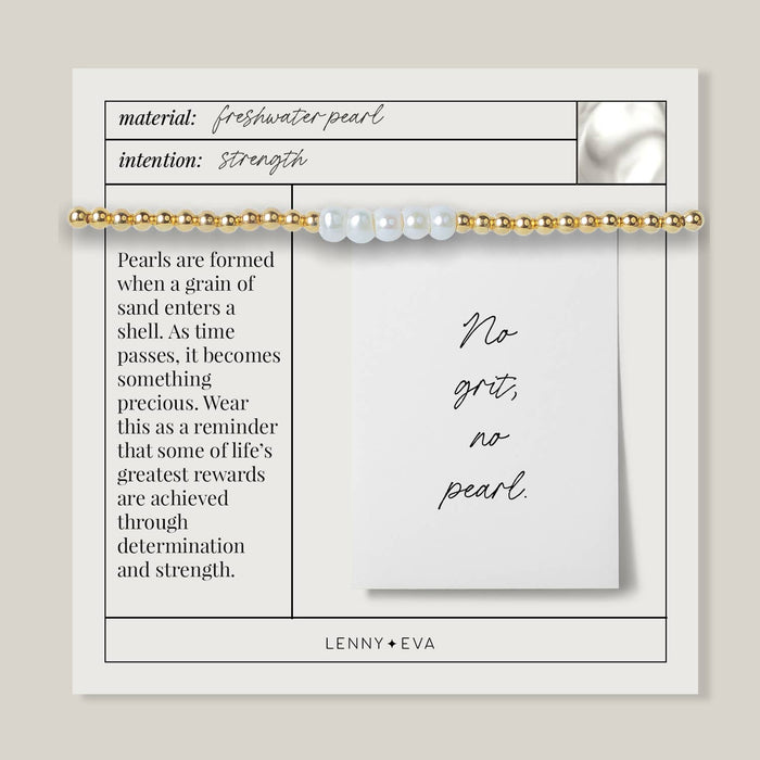 Lily Bracelet in Pearl-Lemons and Limes Boutique