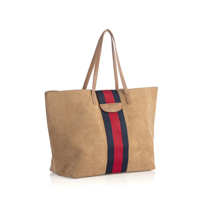 Blakely Tote in Tan-Lemons and Limes Boutique