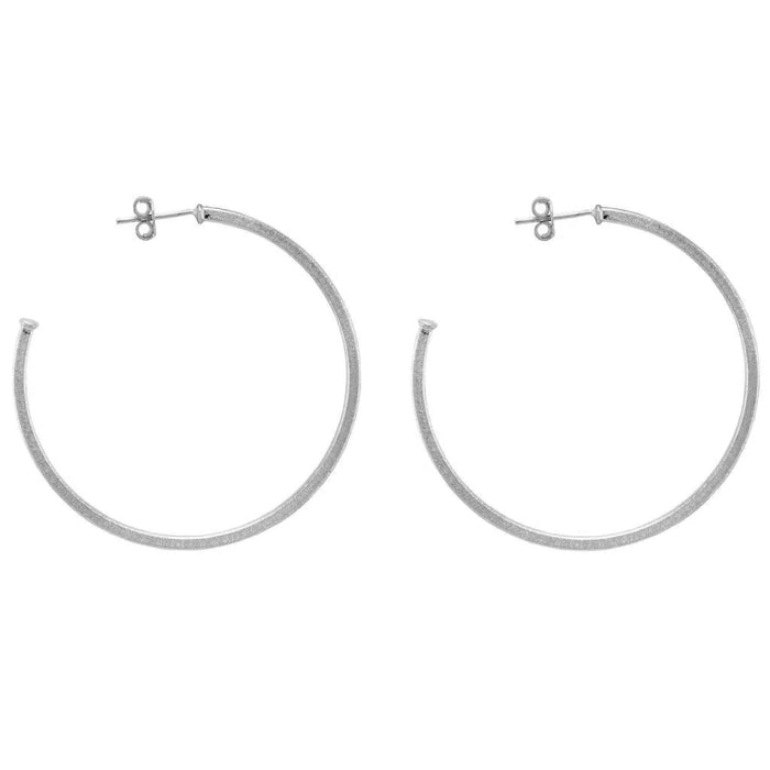 Perfect Hoops- Silver--Lemons and Limes Boutique