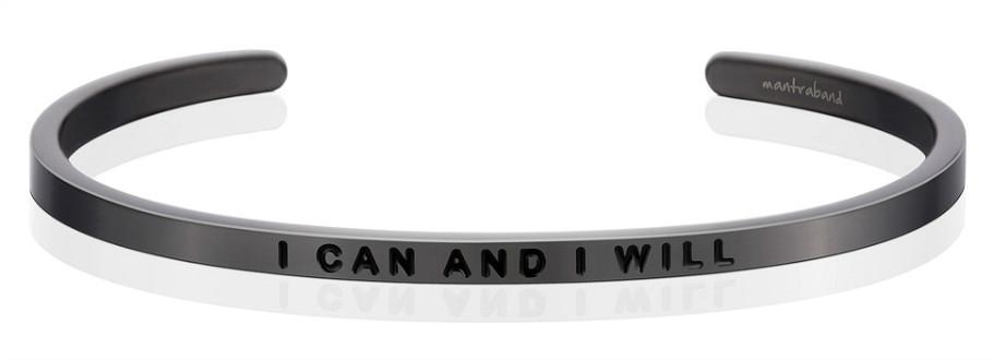 I Can and I Will Affirmation Bracelet in Moon Gray-Bracelet-Lemons and Limes Boutique