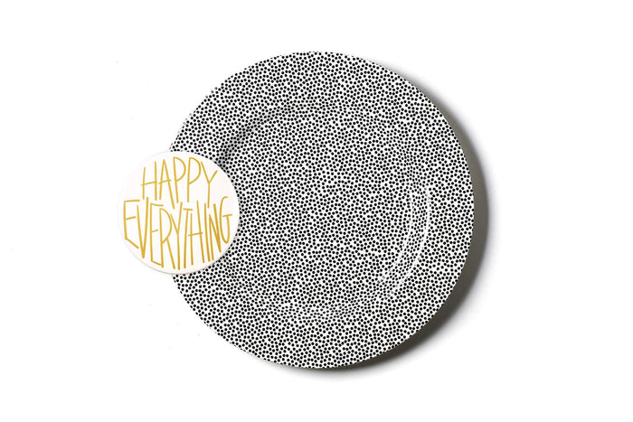 Black Small Dot Entertaining Big Platter by Happy Everything-Entertaining-Lemons and Limes Boutique