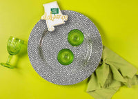 Black Small Dot Big Platter Happy Everything-Entertaining-Lemons and Limes Boutique