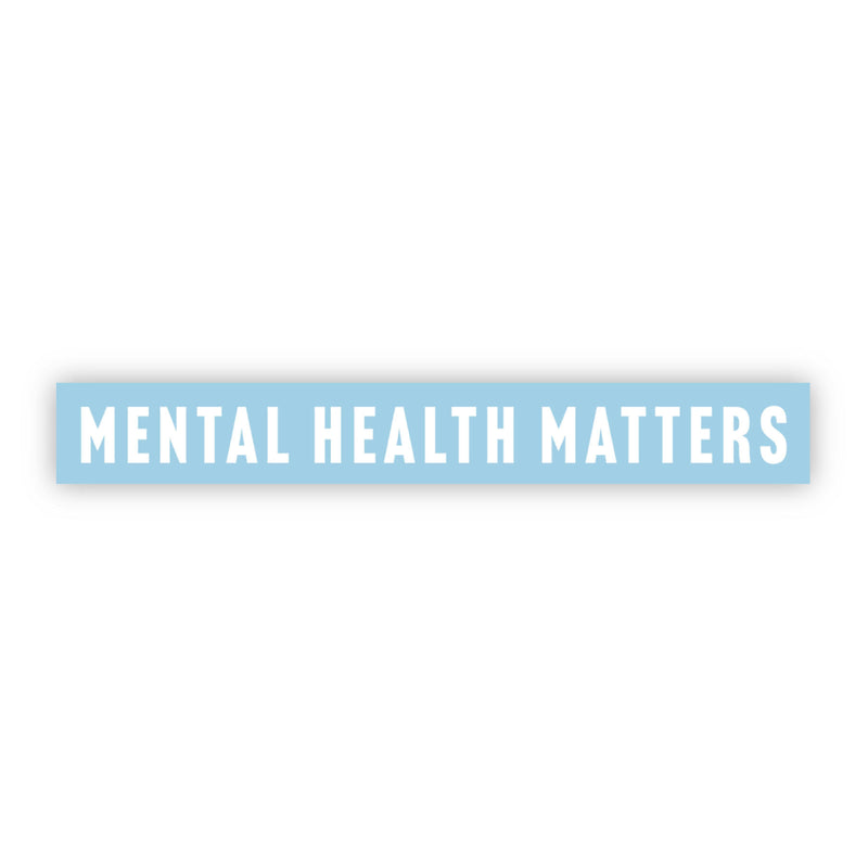 Mental Health Matters Blue Sticker--Lemons and Limes Boutique