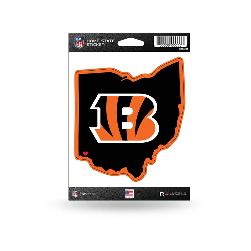 NFL Cincinnati Bengals Home State Sticker--Lemons and Limes Boutique