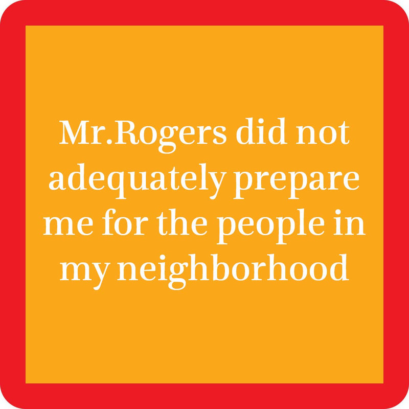 Mr. Rogers Coaster--Lemons and Limes Boutique
