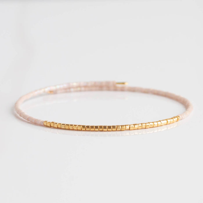 Norah Bangle in Champagne/Gold-Lemons and Limes Boutique