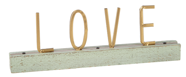 Love Tabletop Sign with Wall Hangers-Home Decor-Lemons and Limes Boutique