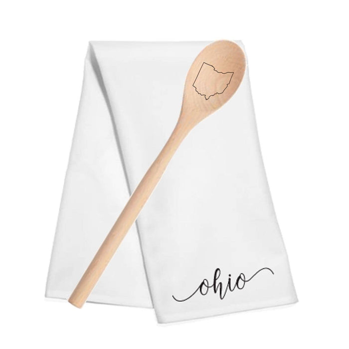 Tea Towel/Spoon Set Ohio-Lemons and Limes Boutique