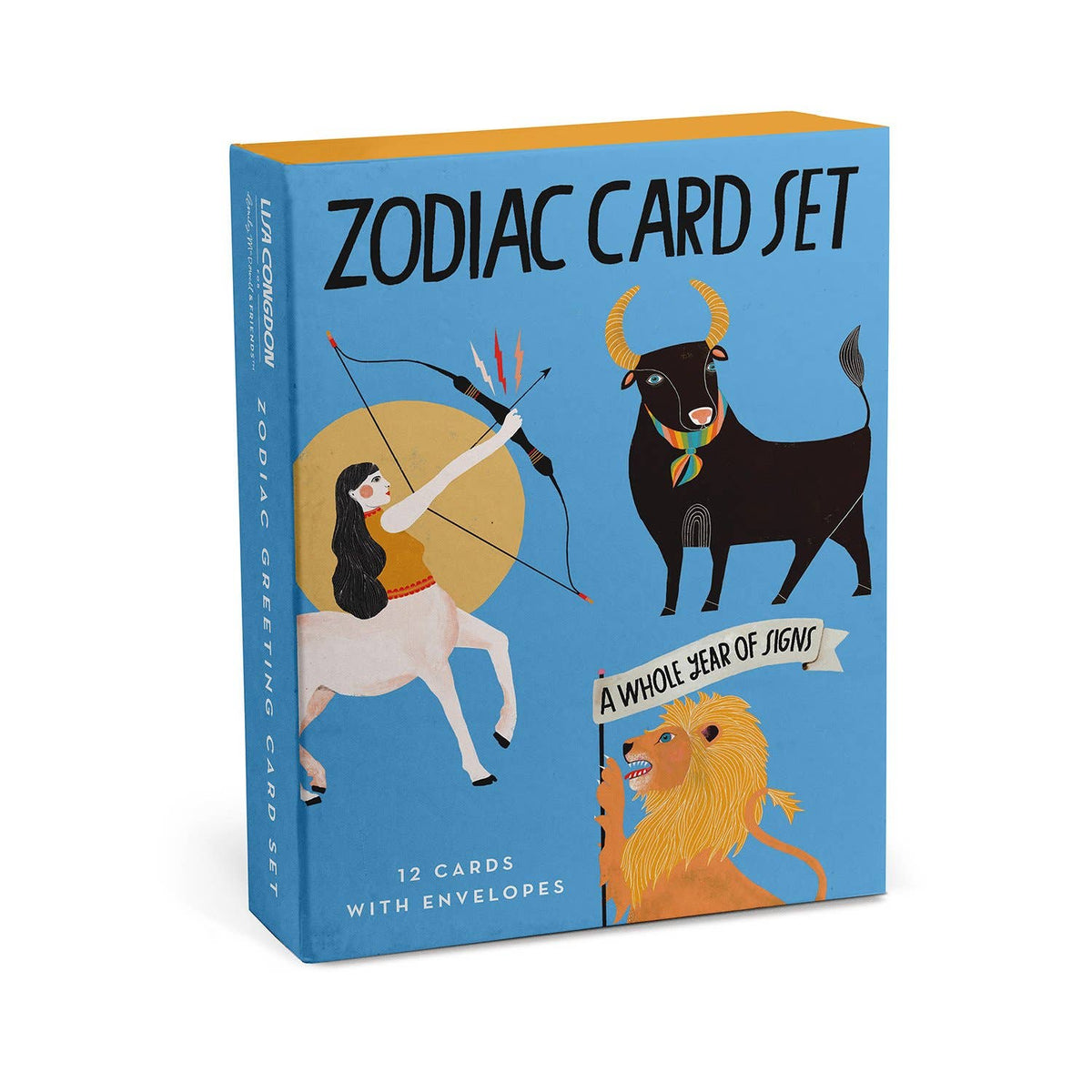 Zodiac Cards, Box of 12 Assorted--Lemons and Limes Boutique