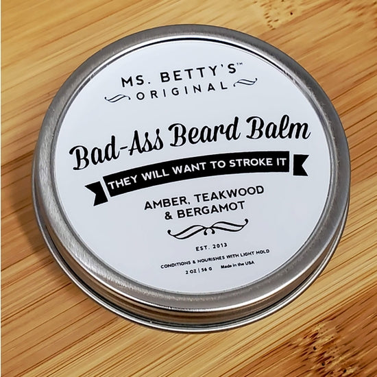 Bad-Ass Beard Balm in Amber, Teakwood & Bergamot-Lemons and Limes Boutique