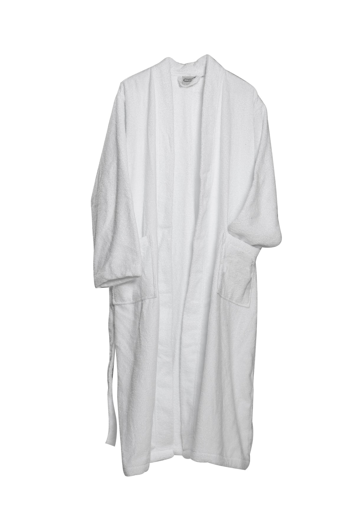 100% Turkish Cotton Ultra Soft White Robe--Lemons and Limes Boutique