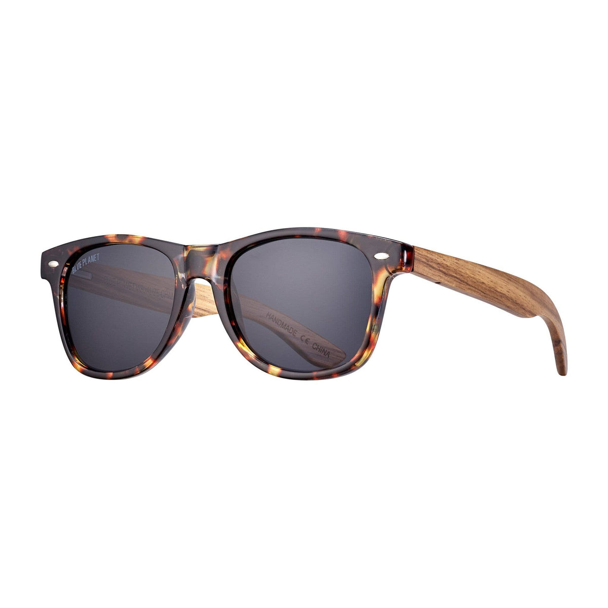 Bodie Sunglasses in Honey Tortoise with Smoke Polarized Lens-Lemons and Limes Boutique