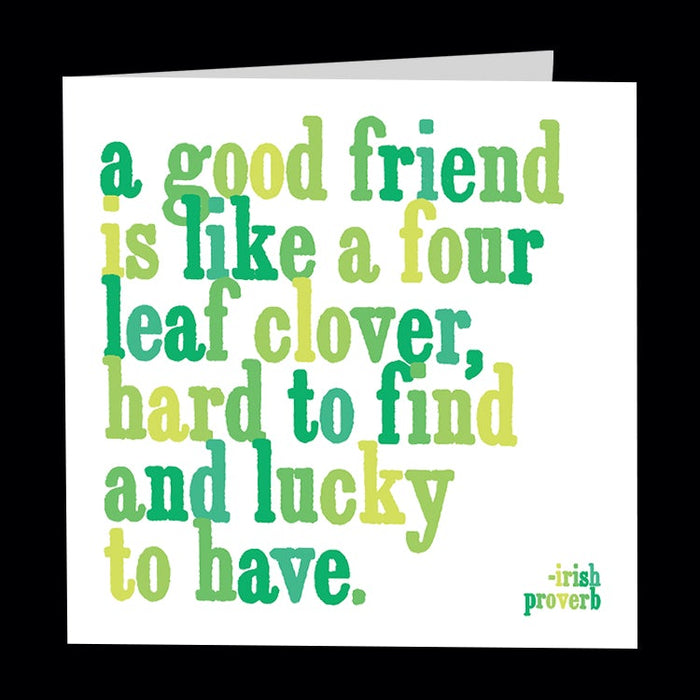 Four Leaf Clover Greeting Cards--Lemons and Limes Boutique