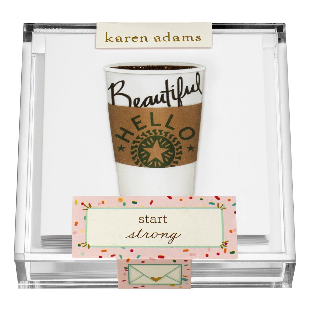Coffee Gift Enclosures in Acrylic Box--Lemons and Limes Boutique
