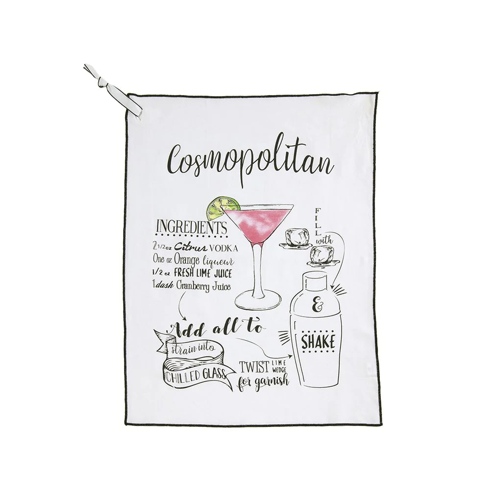 Cosmopolitan Tea Towel-Lemons and Limes Boutique