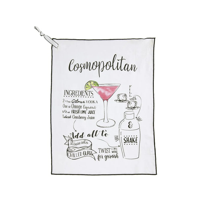 Cosmopolitan Tea Towel-Lemons and Limes Boutique