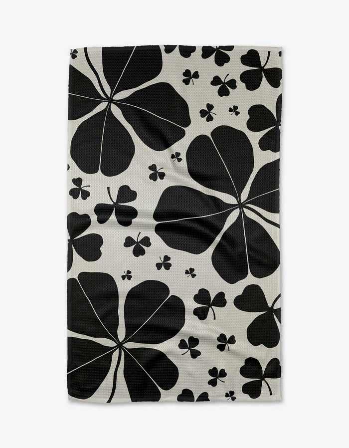 Clover Delight Tea Towel by Geometry-Lemons and Limes Boutique