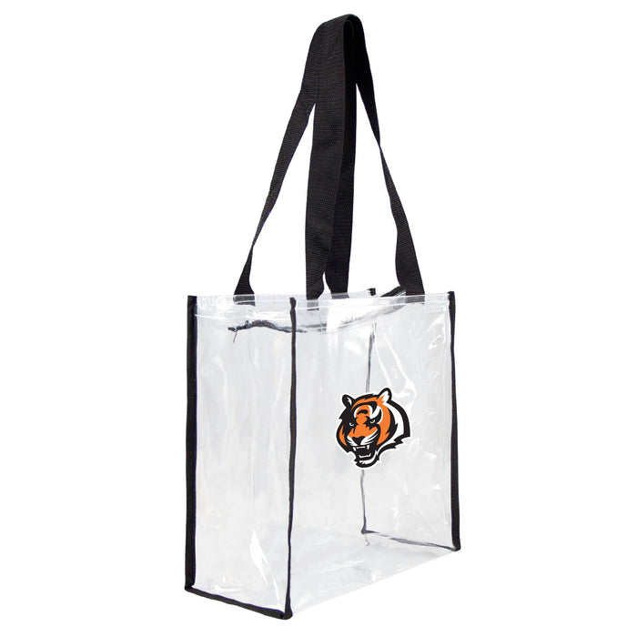 NFL Cincinnati Bengals Clear Square Stadium Tote--Lemons and Limes Boutique