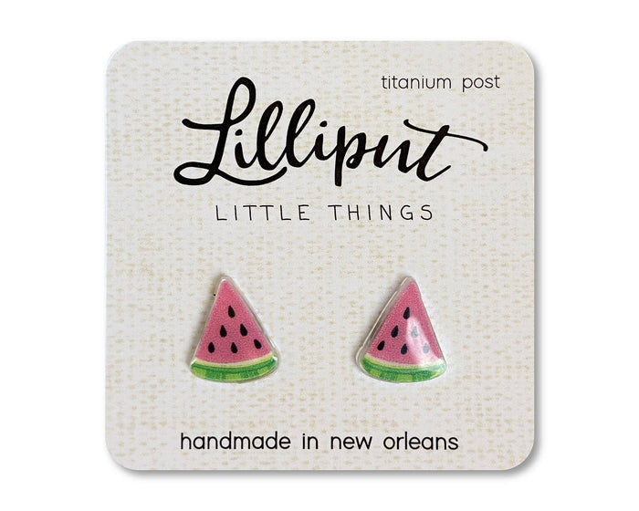 Watermelon Fruit Earrings--Lemons and Limes Boutique