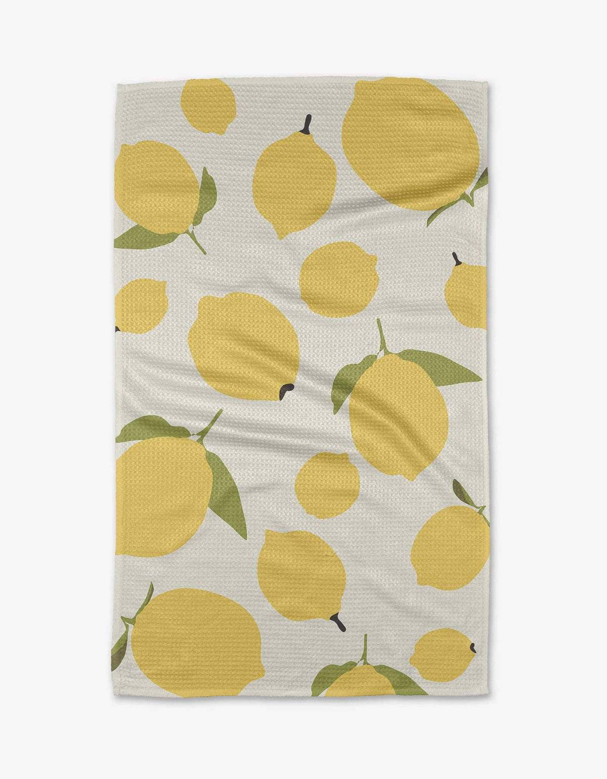 Sunny Lemons Tea Towel by Geometry-Lemons and Limes Boutique