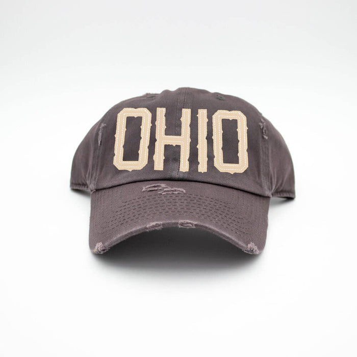 OHIO Dark Gray Hat-Lemons and Limes Boutique