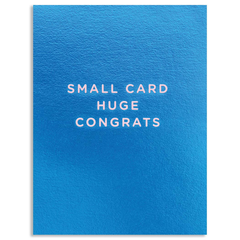 Small Card Huge Congrats Greeting Card--Lemons and Limes Boutique