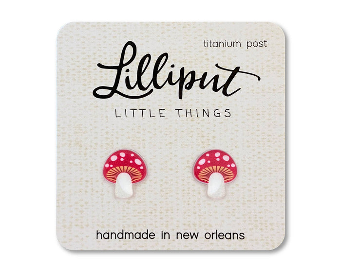 Mushroom Earrings--Lemons and Limes Boutique