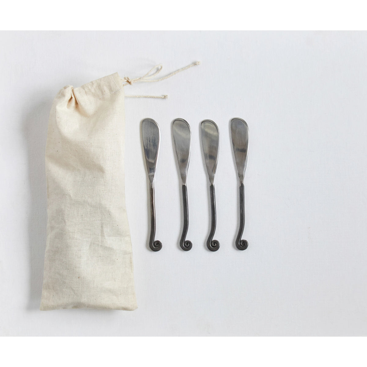 Hand-Forged Canapé Knives, Set of 4-Lemons and Limes Boutique