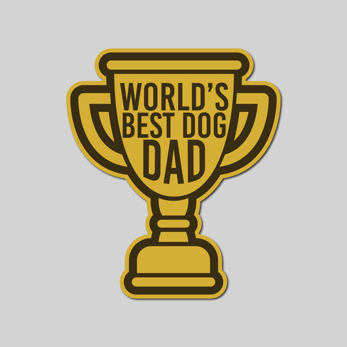 World's Best Dog Dad Sticker--Lemons and Limes Boutique