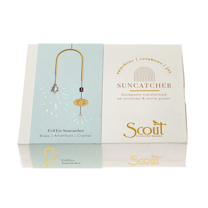 Scout Suncatcher-Evil Eye Amethyst-Lemons and Limes Boutique