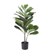 Faux Fiddle Fig Leaf Plant in a Pot--Lemons and Limes Boutique