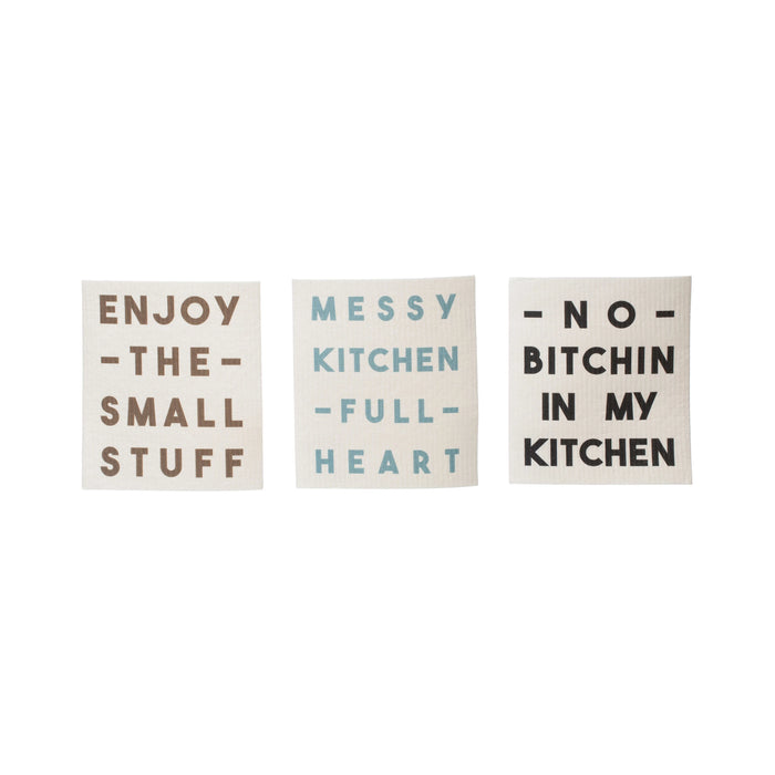 Reusable Cellulose Sponge Cloth-Lemons and Limes Boutique