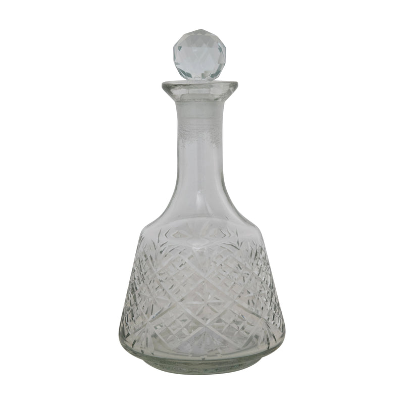 Etched Glass Decanter--Lemons and Limes Boutique