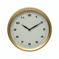 Metal Table Clock, Brass Finish-Lemons and Limes Boutique