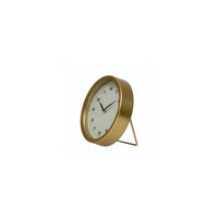 Metal Table Clock, Brass Finish-Lemons and Limes Boutique