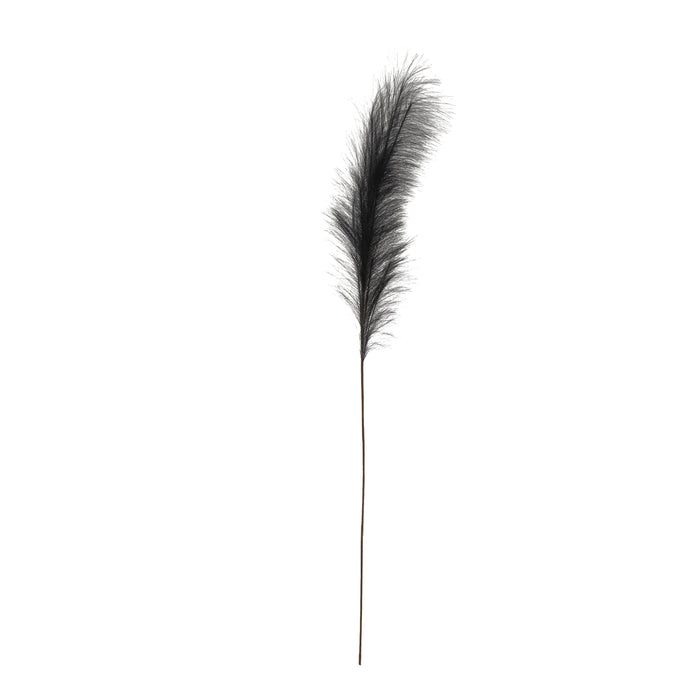 Faux Pampas Grass Plume- Black--Lemons and Limes Boutique