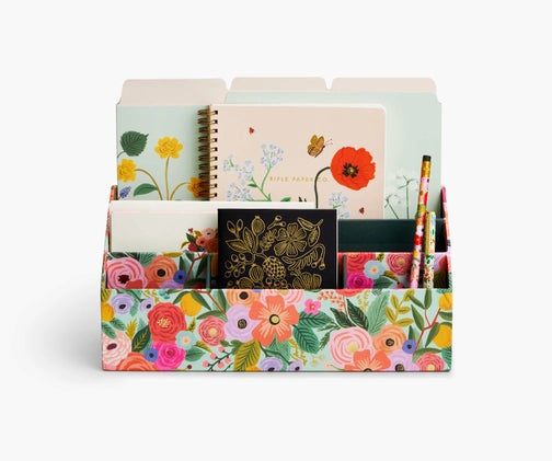 Rifle Paper - Garden Party Desk Organizer-Desk Organizers-Lemons and Limes Boutique