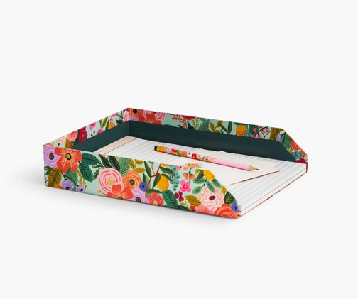 Rifle Paper - Garden Party Letter Tray-Desk Organizers-Lemons and Limes Boutique