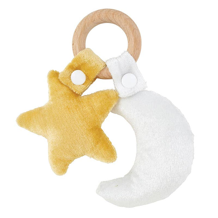 Star Moon Wood Teether Toy--Lemons and Limes Boutique