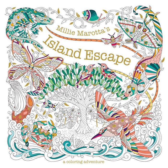 Millie Marotta's Island Escape Coloring Book--Lemons and Limes Boutique