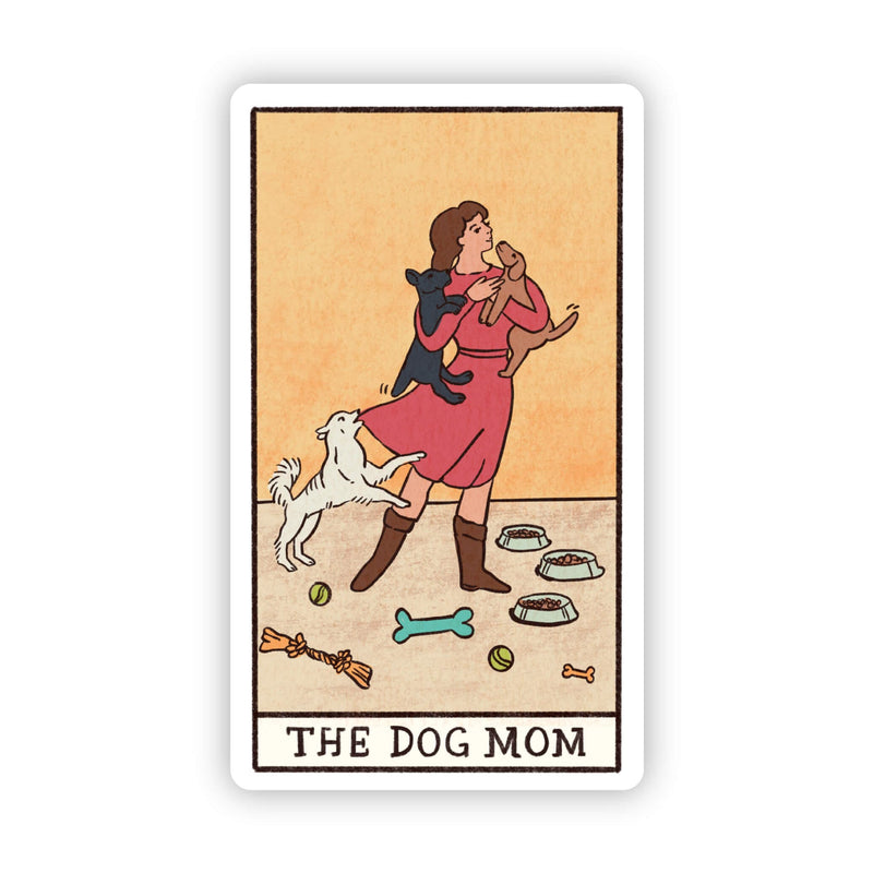 "The Dog Mom" Tarot Card Sticker--Lemons and Limes Boutique