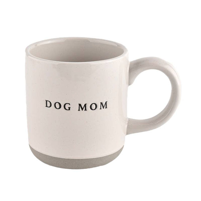 Sweet Water Decor - Dog Mom Stoneware Coffee Mug-Lemons and Limes Boutique