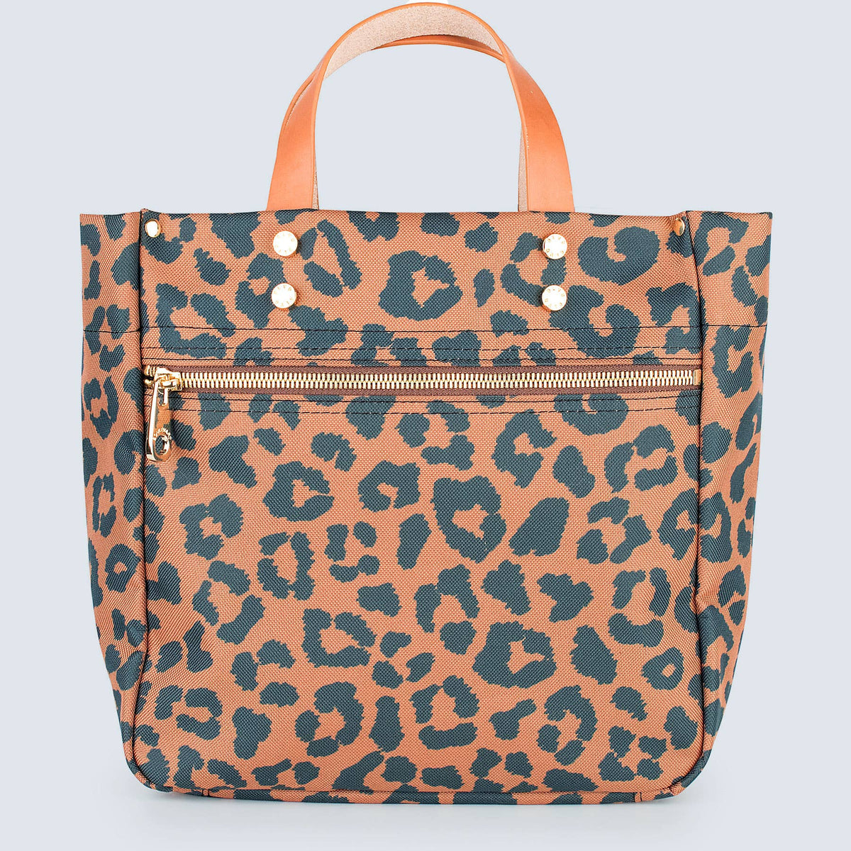 Joey Leopard Nylon Tote with Leather Accents-Tote-Lemons and Limes Boutique